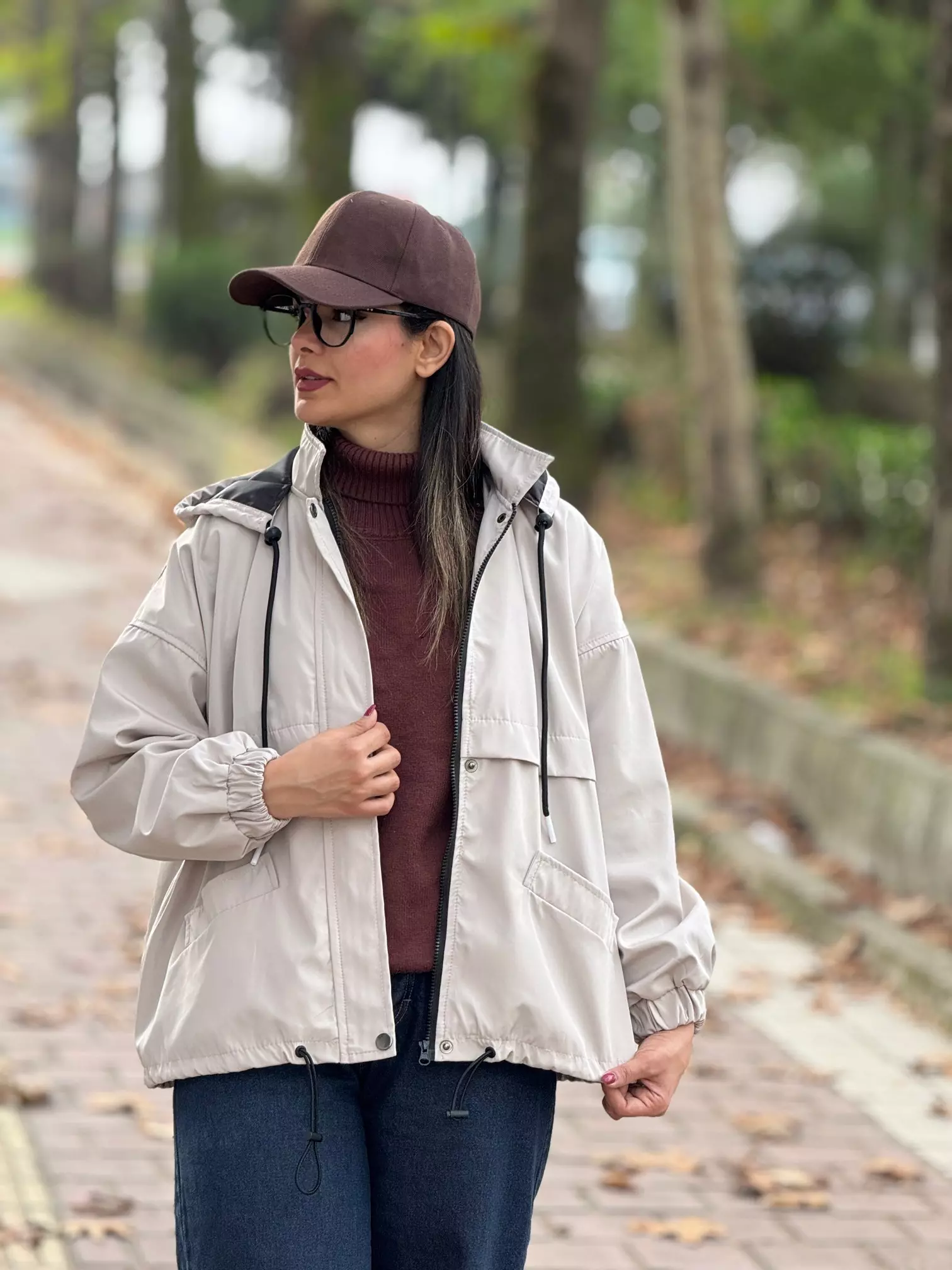 بارونی کلاهدار آستردار ناز